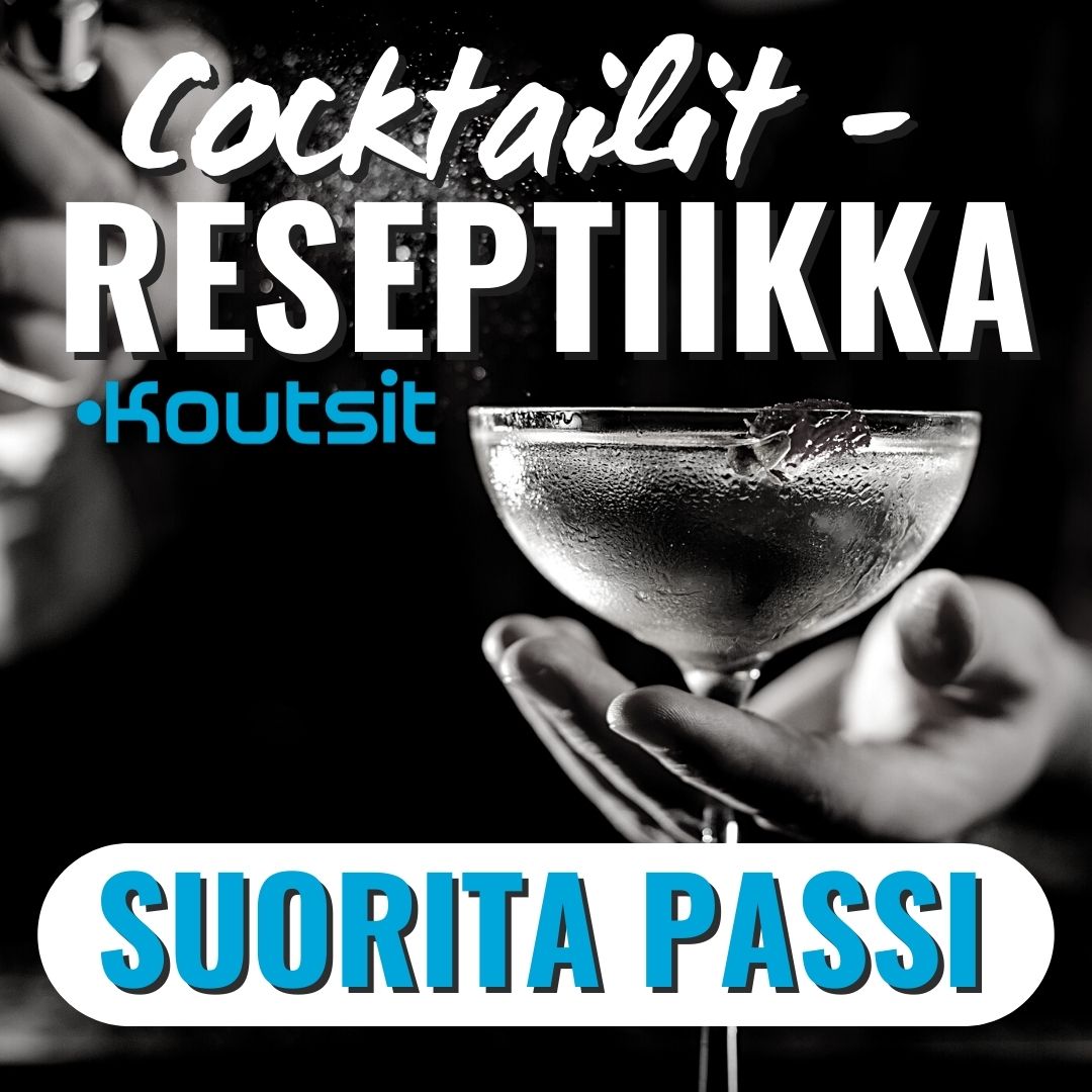 Cocktail -Reseptiikkavalmennus